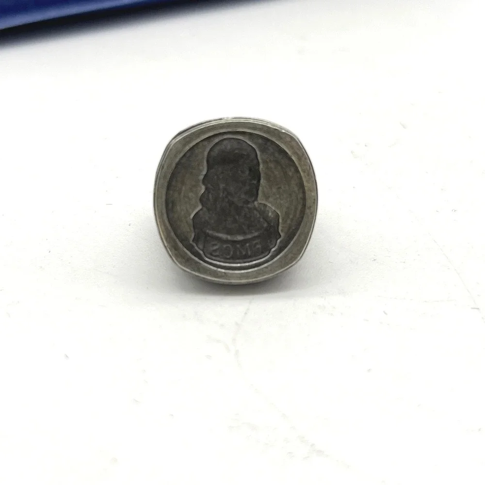 Franklin Mint Collectors Society Wax Seal Kit Benjamin Franklin Pewter Blue Wax
